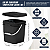 Balde Quadrado 18 Litros com Tampa Lacre e Alça Plásticas - Imagem 2