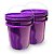 Balde Roxo Atóxico com Tampa Lacre 10 Litros - Kit 02 Peças - Imagem 1