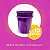 Balde Roxo com Tampa Lacre de Vedação e Alça Resistente Capacidade 10L - Kit 10 Peças - Imagem 6