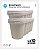 Pote Branco com Tampa Lacre Atoxico BPA FREE - Kit 10 Peças - Imagem 2