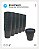 Pote 500ml Preto com Tampa Lacre Atóxico Bpa Free - Imagem 1