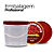 Balde 1.8 Litros Transparente com Tampa Vermelha de 1.8L - Kit 05 Peças - Imagem 5
