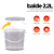 Balde Transparente de 2.2L com Tampa Lacre Transparente - Kit 07 Peças - Imagem 3