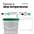 Balde com Tampa Verde de 1.8 Litros Nastripack - Kit 10 Peças - Imagem 7