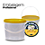 Balde 1.8L Transparente Tampa Lacre Atóxico BPA FREE -  Kit 250 peças - Imagem 13