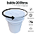 Balde Tampa de Rosca 20 Litros Novo Atóxico BPA FREE - Kit 03 Peças - Imagem 3