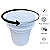 Balde Tampa de Rosca 20 Litros Novo Atóxico BPA FREE - Kit 03 Peças - Imagem 4