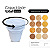 Balde com Tampa de Girar para Armazenar Alimentos e Quimicos 20L - Kit 06 Peças - Imagem 4