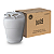 Bombona Branca 20 Litros com Tampa Lacre Rosca Nova Atóxica BPA FREE - Kit 05 Peças - Imagem 1