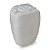 Bombona 50L Transparente com 02 Bocais e 02 Alças Novo Atóxico Tampa Lacre BPA FREE - Imagem 1