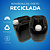 Bombona Preta Reciclada 20L com Tampa Lacre Nova - Kit 06 Peças - Imagem 2