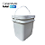 Balde Retangular 16 Litros para Alimentos com Tampa Lacre - Kit 04 Peças - Imagem 11