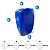 Bombona Azul 50L Nova Atóxica Tampa Lacre BPA FREE - Kit 03 Peças - Imagem 7
