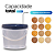 Balde com Tampa Azul 2.2 Litros Transparente para Alimentos - Kit 03 Peças - Imagem 6