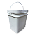 Balde para Alimento 15 L Retangular com Tampa Lacre - Imagem 4