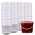 Balde Transparente com Tampa Transparente de 3.2 Litros - Kit 40 Peças - Imagem 1