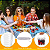 Balde para Alimento Transparente com Tampa Transparente 3.2L - Kit 50 Peças - Imagem 7