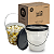 Kit 13 Peças Balde 3,2L Transparente com Tampa Preta e Alça Preta (Nastripack) - Imagem 2