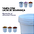 Pote com Tampa Lacre Novo Atoxico 1200 ML - Kit 20 Peças - Imagem 5