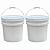Balde 30l com Tampa Lacre para Armazenar Alimentos - Kit 02 Peças - Imagem 1