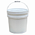 Balde 30 litros com Tampa Lacre Vedante e Alça Metálica Resistente - Kit 4 Pcs - Imagem 7