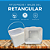 Balde 3.6L Retangular Tampa Lacre Atóxico BPA FREE - 20 Unid - Imagem 3