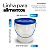 Balde com Tampa Azul 3.2L Transparente Alça Azul - Kit 05 Unid - Imagem 3