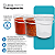 Balde com Tampa Transparente 5L para Alimento Uso Profissional - 02 Peças - Imagem 4