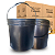 Balde 14L Preto Reciclado com Tampa Lacre Alta Vedação - 13 Peças - Imagem 2