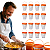 Balde com Tampa Lacre Laranja Atóxico BPA Free - 16 Peças - Imagem 1