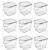 Balde Transparente Retangular 3.6L Uso Profissional - 9 pcs - Imagem 3