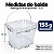 Balde Retangular Transparente 3.6L Tampa Lacre - 10 Und - Imagem 6