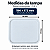 Balde com Tampa Lacre 3.6L Transparente Retangular - 12 Pcs - Imagem 3