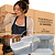 Balde Retangular 3.6L Transparente Atóxico BPA FREE - 25 Pcs - Imagem 2