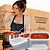 Balde Retangular 3.6L Transparente Atóxico BPA FREE - 25 Pcs - Imagem 1