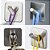 Ganchos Adesivo Parede Inox Pendurar Toalhas Roupas Kit 12 - Imagem 7