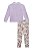 Conjunto de Pijama de Blusão em Fleece e Legging em Fleece Luxo 72284 Kukiê - Imagem 5