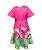 Vestido Infantil Kukie Verão Pink True Colors Mundo Encantado Trolls - Imagem 4