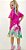 Vestido Infantil Kukie Verão Pink True Colors Mundo Encantado Trolls - Imagem 2