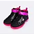Tênis Infantil Menina Sneaker Pampili Led- Preto/Pink - Imagem 4