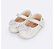 Sapato de Bebê Pampili Laço Strass Branco + Tiara de Cabelo - Imagem 2