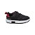 Tênis Infantil Masculino Ortopé Bliss Teen Fecho Duplo Branco - Preto - Imagem 2