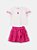Conjunto de Tule Rosa com Corações - Imagem 3