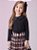 Conjunto Infantil com Saia de Tule Xadrez - Imagem 3