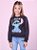 CASACO DE MOLETOM PRETO DO STITCH - Imagem 1