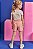 Conjunto em Cotton Linho e Shorts em Malha Power Kukiê - Imagem 2