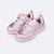 Tênis Infantil Pampili Pom Pom Matelassê Comfy Rosa e Colorido - Imagem 1