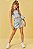 Conjunto de Top Cropped e Short Saia em Jeans Bellini com Elastano - Imagem 1