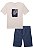 Conjunto de Camiseta em Piquet com Elastano e Bermuda em Sarja Melange C Elast. Super Power Johnny Fox - Imagem 3
