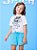 Conjunto Azul de Moletom do Stitch momi - Imagem 3
